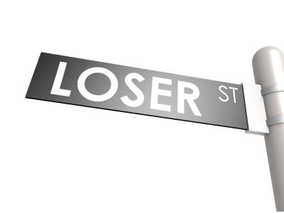 shows a Loser St. sign where it talks about why people fail at private labeling